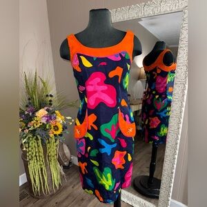 Rimini • Bold Multi Color Shift Dress